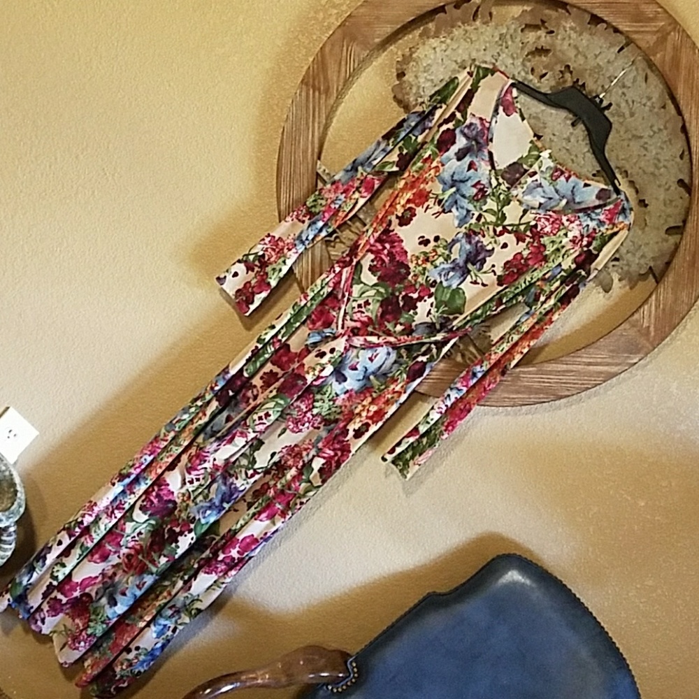 Pinkblush Floral Maxi Dress